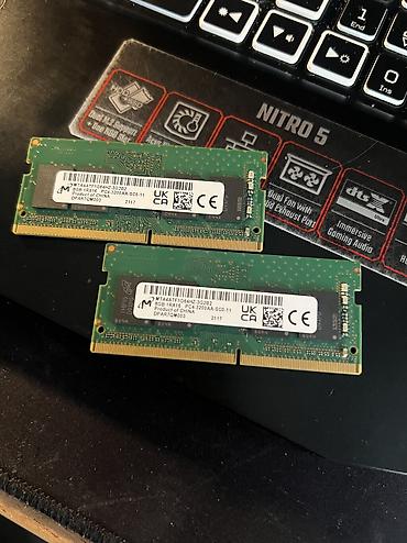 Оперативная память (RAM) для ПК: Продаю ОЗУ DDR4 16 ГБ (2*8 gb) 
3200Hz для ноутбука
SODIMM — 1