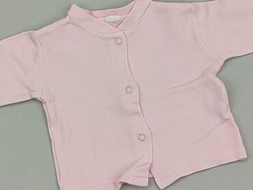 sweterek różowy dla niemowlaka: Cardigan, 0-3 months, condition - Very good
