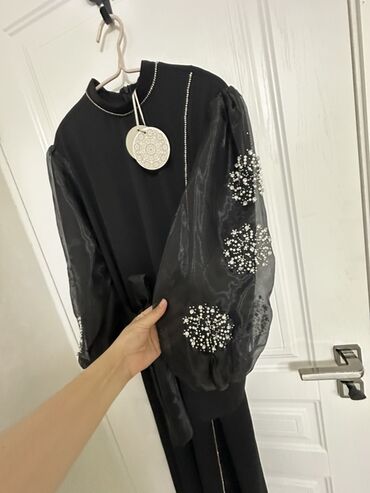 Повседневные платья: Повседневное платье, Осень-весна, Длинная модель, 3XL — 7