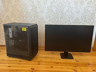 Satılır: Stolüstü oyun/ofis kompüteri + GIGABYTE monitoru PC: - Şüşə