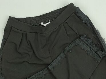 stradivarius spodnie cargo czarne: Reserved, Material trousers for women, size M