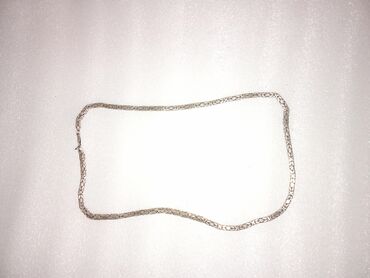Digər: Gümüş rəngli zəncir boyunbağı - Material: metal ərintisi, gümüş tonlu