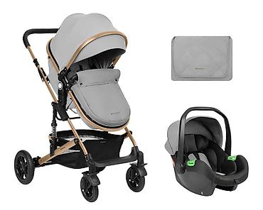 crocs brojevi: Kikka Boo Amaia premium 2u1 set kolica sa i-Size auto sedištem – light — 1