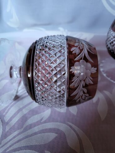 Čaše: Case nove kristal,rucni rad,Ebeling - Reuss. Case za dvoje za — 15