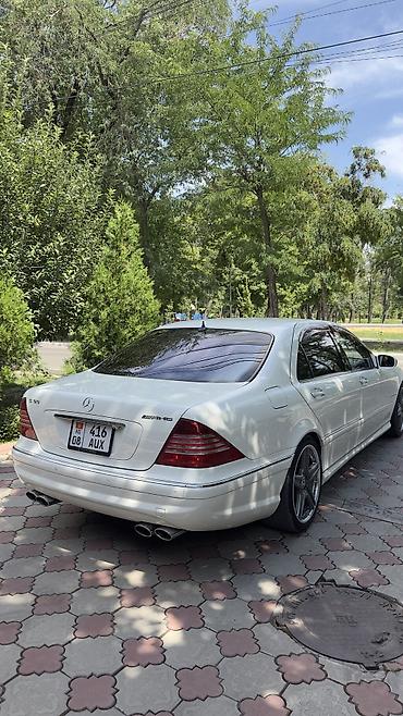 кампрес: Mercedes-Benz S-class AMG: 2003 г., 5.5 л, Автомат, Бензин, Седан — 7