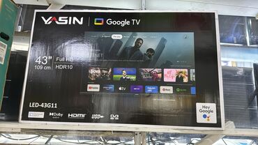 Телевизоры: Телевизор Ясин 43G11 Андроид гарантия 3 года, доставка установка — 30