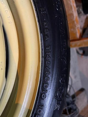 колесные болты: Колеса в сборе 145 / 80 / R 16, Всесезонная, Б/у, Запаска, Легковые, Железные, отверстий - 5 — 2