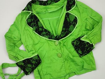 koszula plaszcz w krate: Transitional jacket, 5-6 years, 110-116 cm, condition - Good