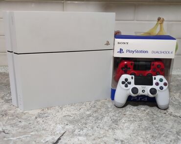 Видеоигры и приставки: PlayStation 4 Fat 1000 GB. Приставка последней третьей ревизии