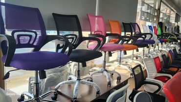 Ofis və oyun kresloları: Yeni, Təkərli, Qolları tənzimlənmir, Parça — 2