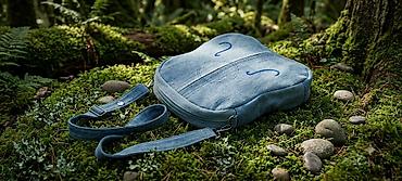 Denim materialdan hazırlanmış Çapraz Çanta - Material: möhkəm
