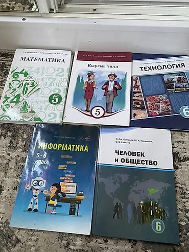 Китептер жана журналдар: Набор школьных учебников для 5–6 классов (Кыргызстан): - Математика — 1