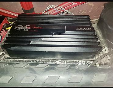 sony usilitel: Maşın üçün tam audio sistemi Komplekt: - Subvufer: qapalı korpusda — 3