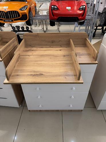 Детский комод: Детский комод, С пеленальным столиком, ЛДСП, цвет - Белый — 17