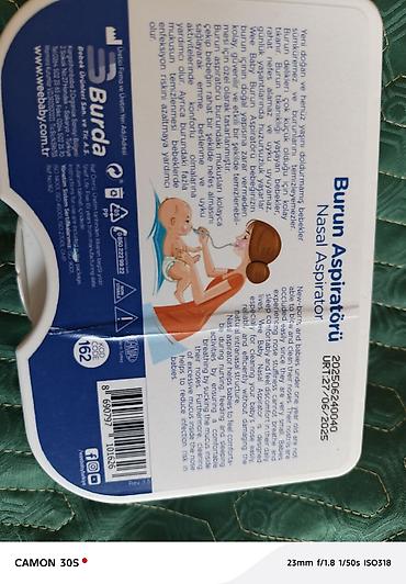 İnqalyatorlar, nebulizerlər: Yenidir,islenmeyib.WEE Baby Burun Aspiratörü – körpələr üçün burun — 2