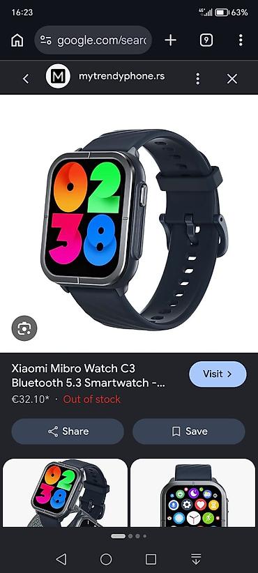 lek za prostatu: Xiaomi Mibro Watch C3/KaoNov/Povoljno Sat je kao nov bez vidljivih — 1