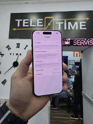 iphone 11 pro ref: IPhone 16 Pro, 128 GB, Desert Titanium, Zəmanət, Simsiz şarj, Face ID — 3