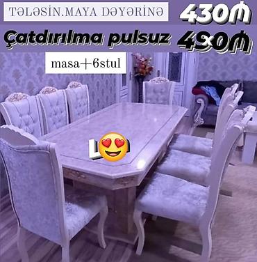 Masalar və oturacaqlar: Masa və oturacaq dəstləri — 1