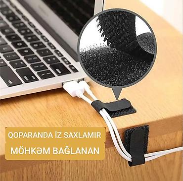 Masaüstü dəstlər: Kabel tutacaqlar – 5 əd. set - Öz-özünə yapışan quruluş: Neylon — 3