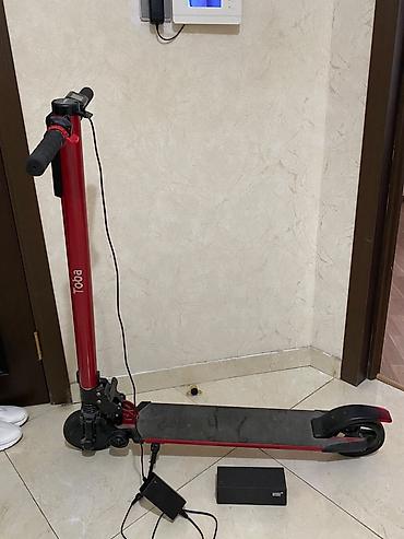 Elektrikli samokatlar: Elektrikli skuter – Tóda brendi - Rəng: qırmızı, qara platforma və — 1
