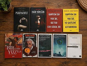 Kitablar və jurnallar: Yeni və ikinci əl kitablar uyğun qiymətlərlə satılır. 🚇 Metrolara — 2