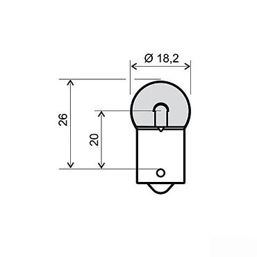 cenaa: Auto sijalica P21W (BA15s) – 12V/21W Opis: - Tip grla: BA15s (jedan — 1