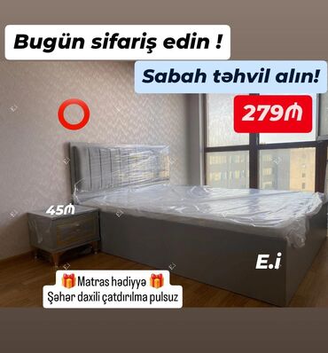 taxt kiravatlar: Yeni, İkinəfərlik çarpayı, Matras ilə