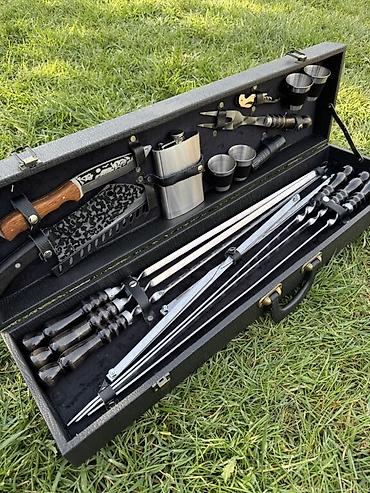 Шашлычные наборы: 🔥 Настоящий мужской набор для шашлыка в кейсе! 🔥 Когда дело доходит — 1