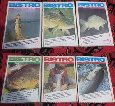Knjige i stripovi: Ribolovački i lovački časopisi – 39 brojeva (8 grupa): Bistro, Ribo — 6