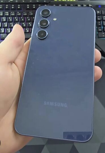 samsung a35 kontakt home: Samsung Galaxy A35, 256 GB, rəng - Qara, Zəmanət, Sensor, Barmaq izi