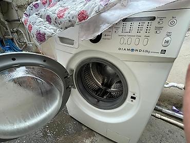 et masini: Paltaryuyan maşın Samsung, 6 kq, İşlənmiş, Avtomat, Qurutmasız, Kredit yoxdur, Ünvandan götürmə — 3
