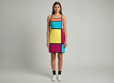 sukienki żywiec: SZACHOWNICA, Sukienka damska, rozmiar S