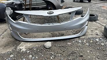 8 4: Передний бампер KIA к5 8 год + верхняя накладка решетки - — 1