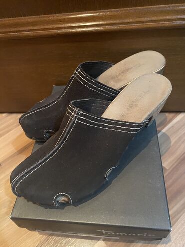 белорусская обувь: Сабо фирмы Tamaris Размер: 41 Цвет: коричневый Состояние: 9/10