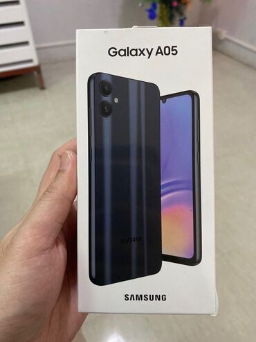 samsung a50 ekranı: Samsung Galaxy A05, 128 GB, rəng - Göy, Sensor, İki sim kartlı, Face ID
