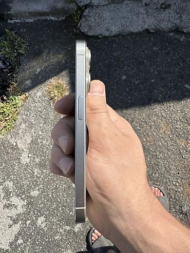 ucuz iphoneler: IPhone 15 Pro, 256 GB, White Titanium, Qırıq — 4
