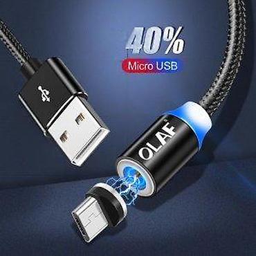 Kablovi za telefone: MAGNETNI KABL MICROUSB 2 METRA OLAF | *Magnetni kabl iPhone 5 6 7 8 — 9