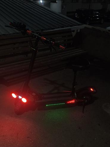 Elektrikli samokatlar: Elektrikli skuter – oturacaqlı, güclü işıqlandırmalı şəhər modeli - — 2