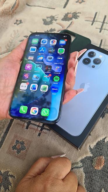 IPhone 13 Pro Max, 256 GB, Blue Titanium, Simsiz şarj, Face ID lalafo.az -da IPhone 13 Pro Max, 256 GB, Blue Titanium, Simsiz şarj, Face ID