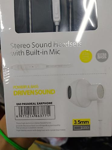 se electronics: PAVAREAL PA-E60 — проводные стерео‑наушники с микрофоном - — 1