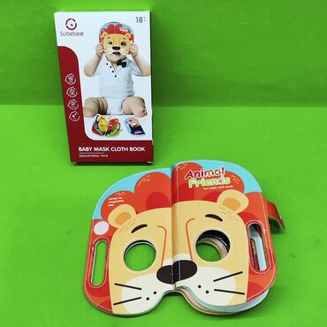 панда игрушка: Книжка маска с животными🦊 Позвольте ребенку подробно изучить