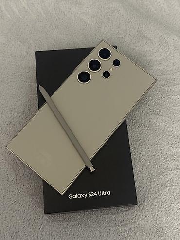 samsung s24: Samsung Galaxy S24 Ultra, 256 GB, rəng - Boz, İki sim kartlı — 3