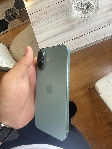 IPhone 16, 128 GB, Blue Titanium, Zəmanət, Barmaq izi, Simsiz şarj