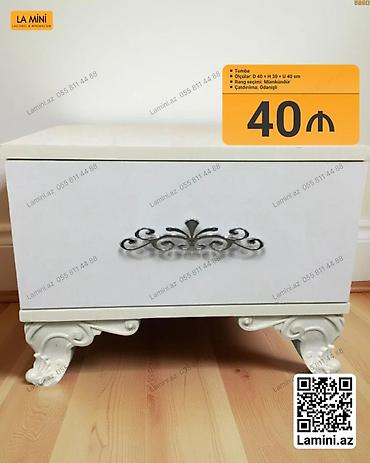 Komodlar: Tumba – klassik dizaynlı komod - Ölçülər: D 40 × H 30 × U 40 sm - — 1