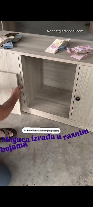 komode za lavabo: Komoda sa skrivenom fiokom Materijal: Komoda se izrađuje od Univera — 5