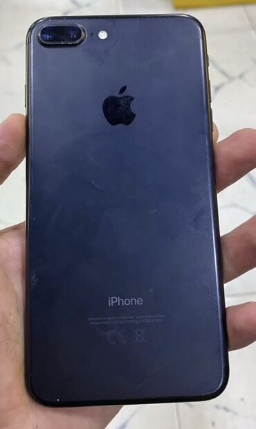 Apple iPhone: IPhone 7 Plus, 128 GB, Qara, Barmaq izi