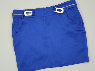 rozkloszowane spódnice mini z falbaną: Spódnica, XL, stan - Dobry