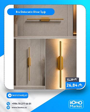 İşıqlandırma: Bra dekorativ divar işığı - Müasir, minimalist dizayn: uzun silindrik — 1