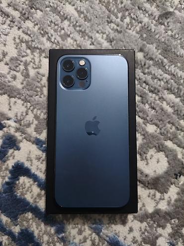 iphone 14 lro: IPhone 12 Pro, Б/у, 128 ГБ, Pacific Blue, Коробка, 76 % — 3