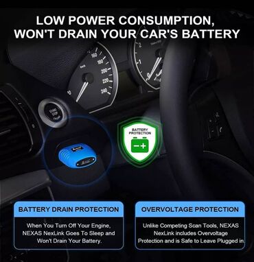 Alati za automobile: Alat za čitanje i brisanje grešaka. NEXAS NexLink Bluetooth IOS & — 15
